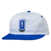 Thunder - Boxed Bolt Snapback  (White/Blue)